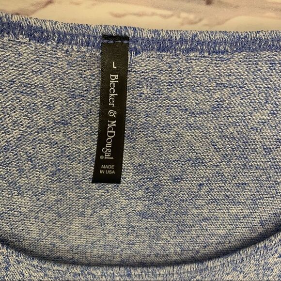 Bleeker & McDougal large blue blouse - Picture 2 of 4